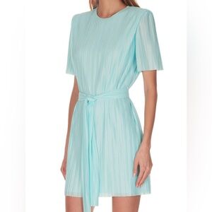 Amanda Uprichard Light Blue Midi Dress